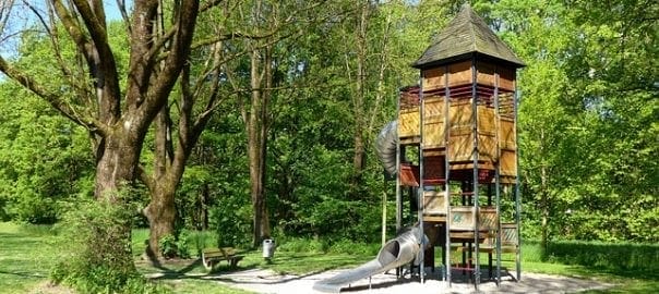 moving a backyard playset