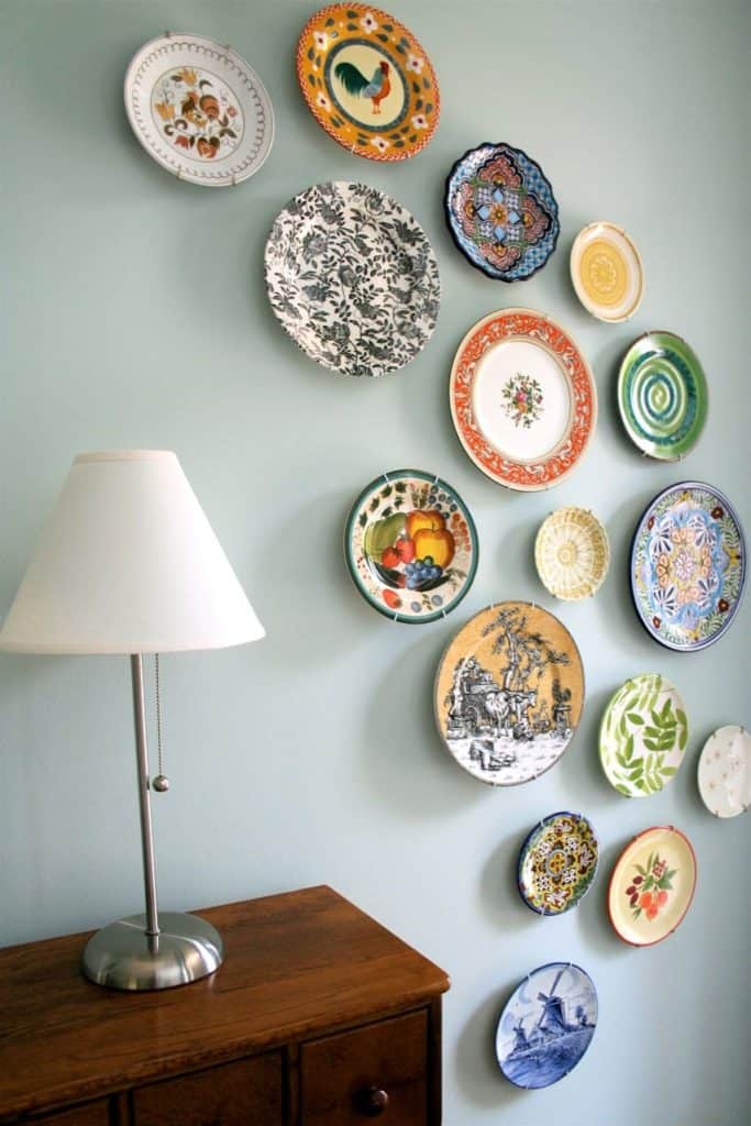 plates as wall art